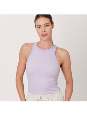 NWT Mystree Lavender Ribbed Tank Top - Size Small